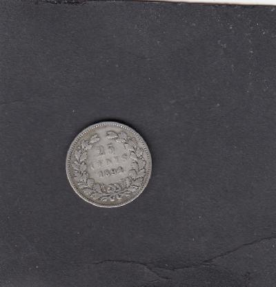 Beschrijving: 25 Cent WILHELMINA